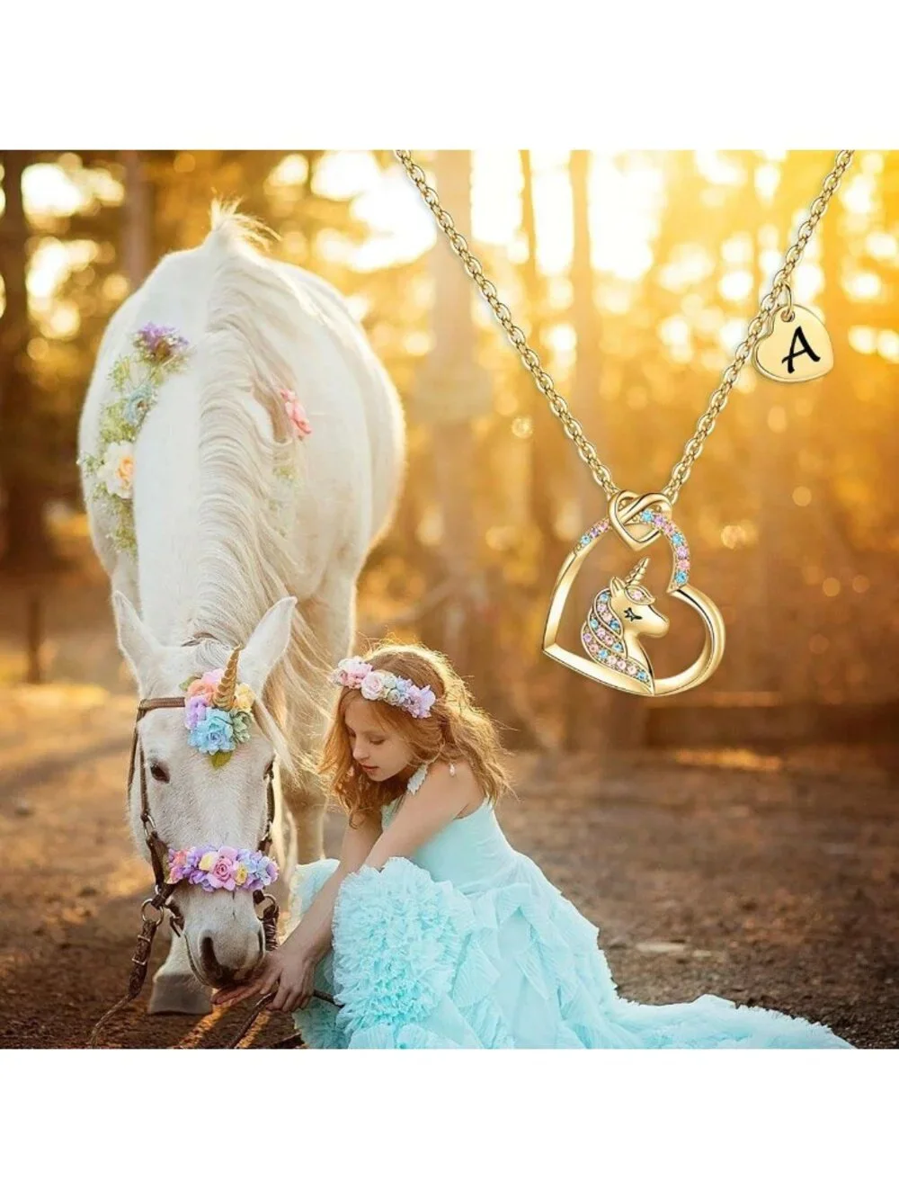 Charming Unicorn Necklaces for Girls - Perfect Birthday Gifts & Kids Jewelry